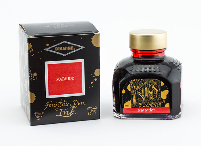 Diamine ink - matador red / matador 80 ml