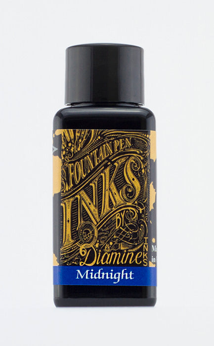 Diamine ink - midnight blue / midnight 30 ml