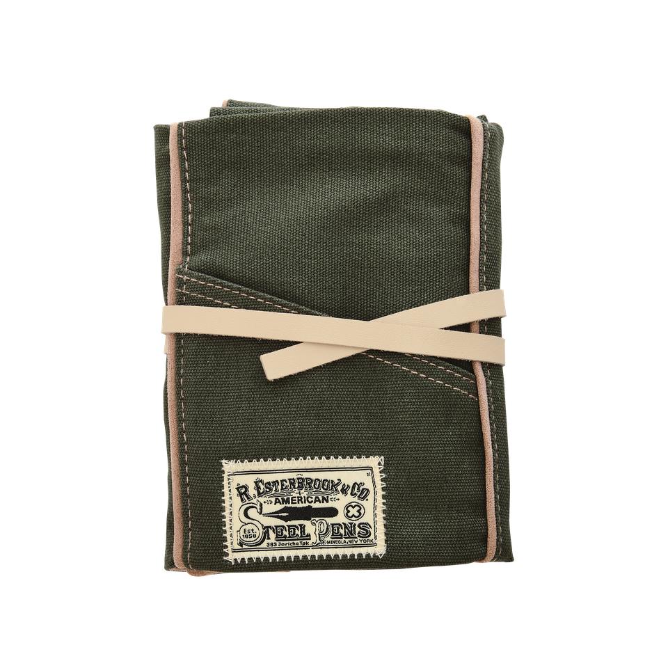 Esterbrook Pen Roll, army green