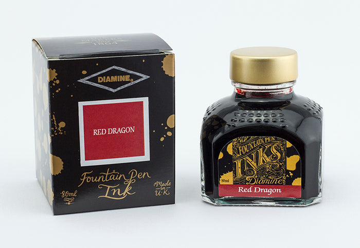 Diamine ink - dragon red / red dragon 80 ml