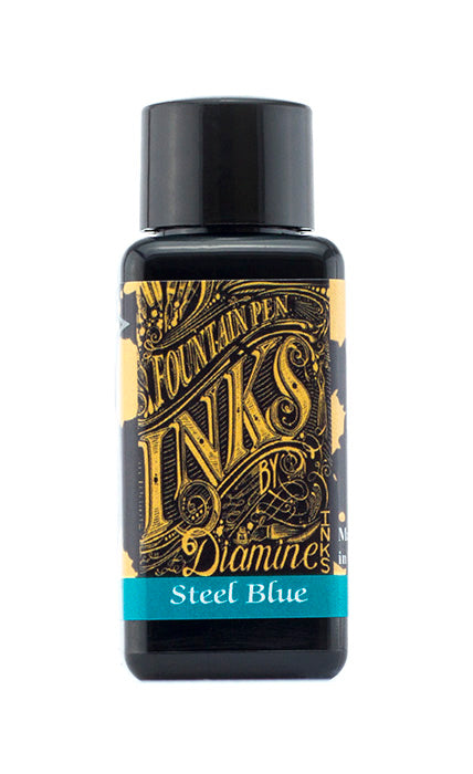 Diamine ink - steel blue 30 ml