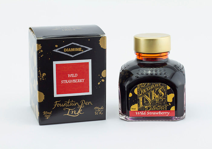 Diamine - Wild Strawberry (erdbeerrot), 80 ml