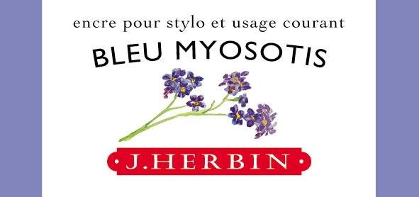 Herbin - Bleu myosotis (vergissmeinnichtblau), 30 ml
