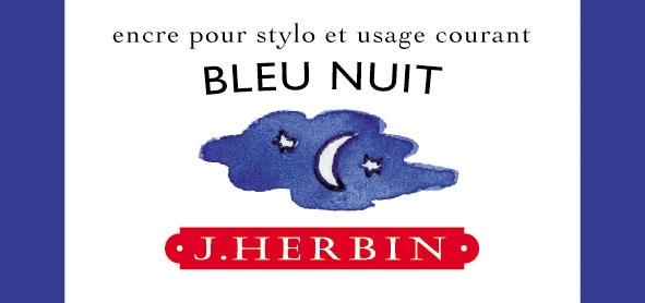 Herbin ink bottle night blue 30 ml / bleu nuit