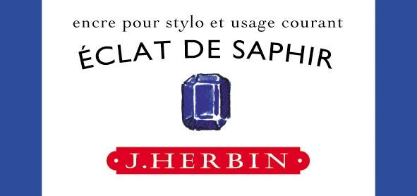 Herbin ink bottle sapphire blue 30 ml / eclat de sapphire