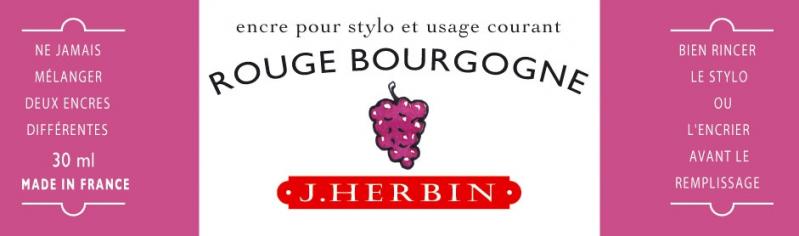 Herbin ink bottle burgundy red 30 ml / rouge bourgogne