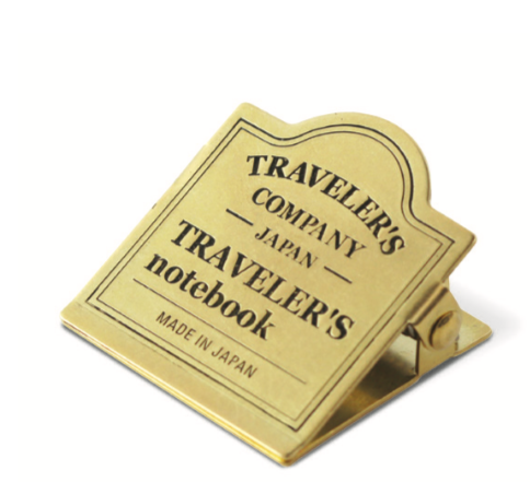 Traveler&#39;s Notebook Company - Messing Clip Logo