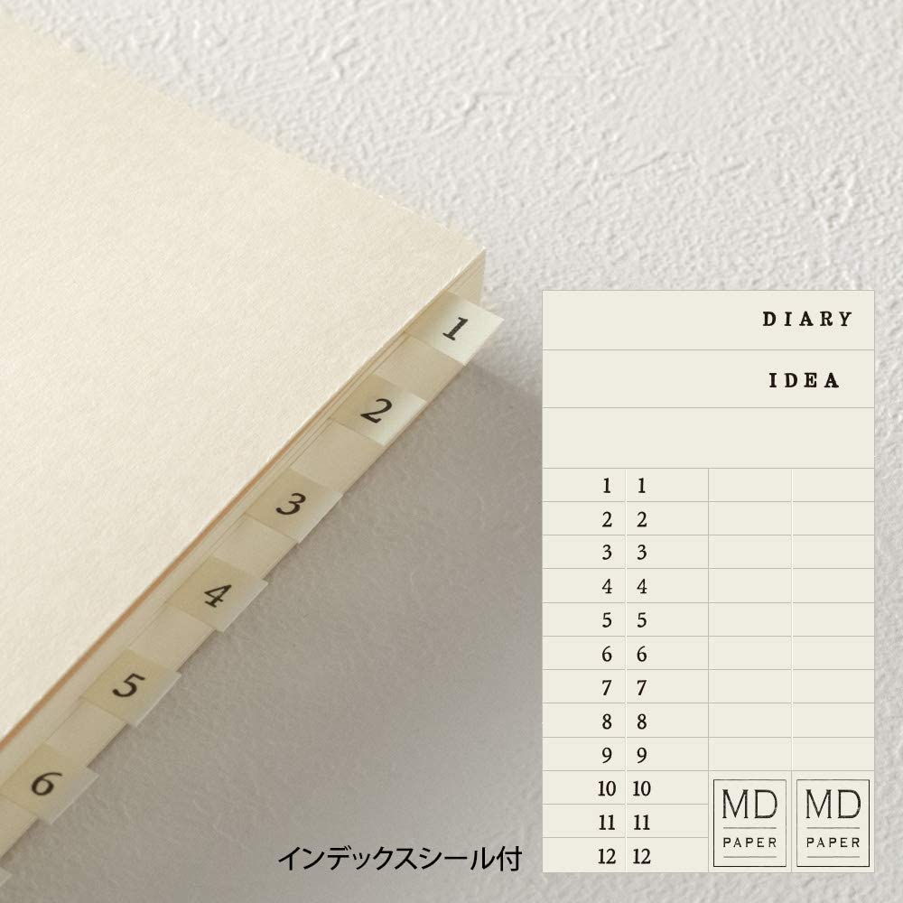 MIdori - Notizbuch Journal 1 Tag 1 Seite, blanko