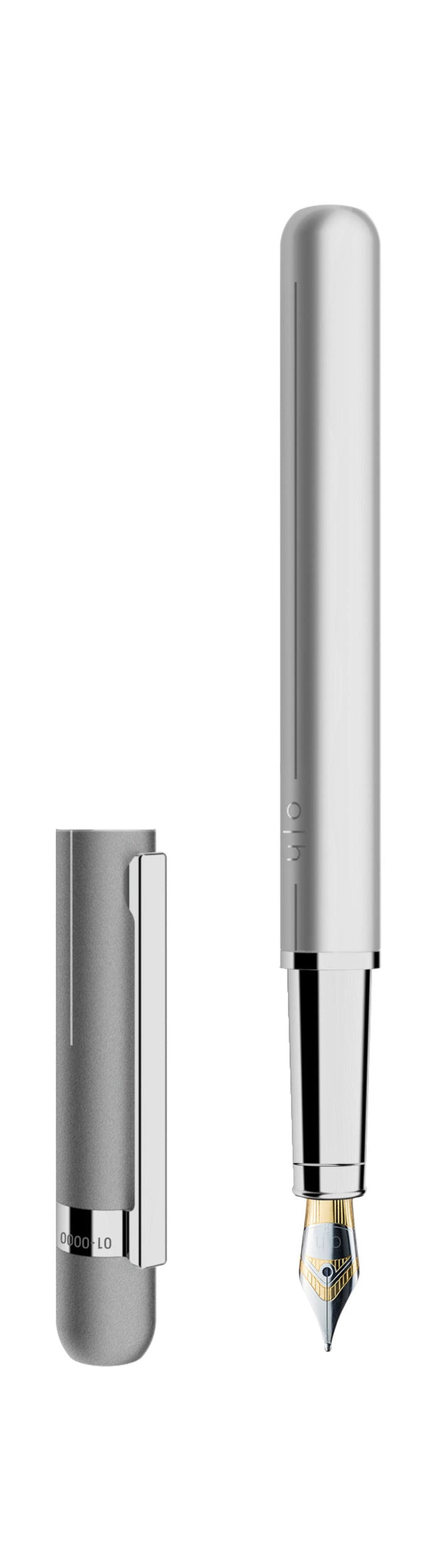 Otto Hutt Design 03 Füllhalter light gray