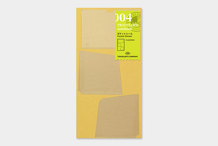 Traveler&#39;s Notebook Company - Pocket Sticker (004)