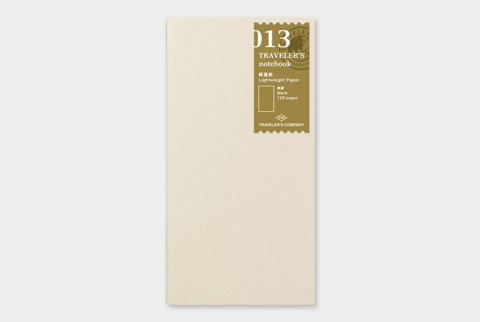 Traveler&#39;s Notebook Company - Thin Paper Notebook Refill (013)