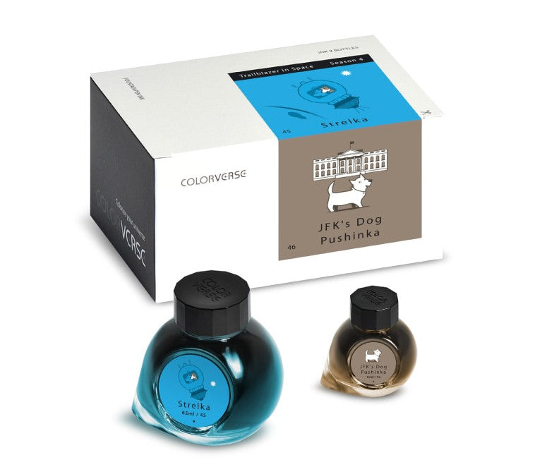 colorverse ink set Strelka &amp; JFKs Dog Pushinka