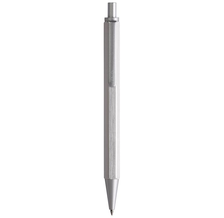 Rhodia script ballpoint pen silver